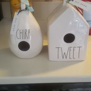 Rae dunn bird houses